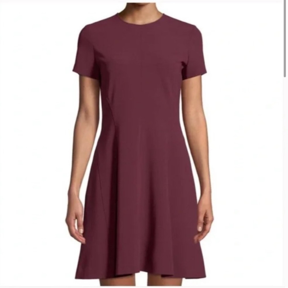 Admiral Crepe Seamed A-Line Mini Dress
